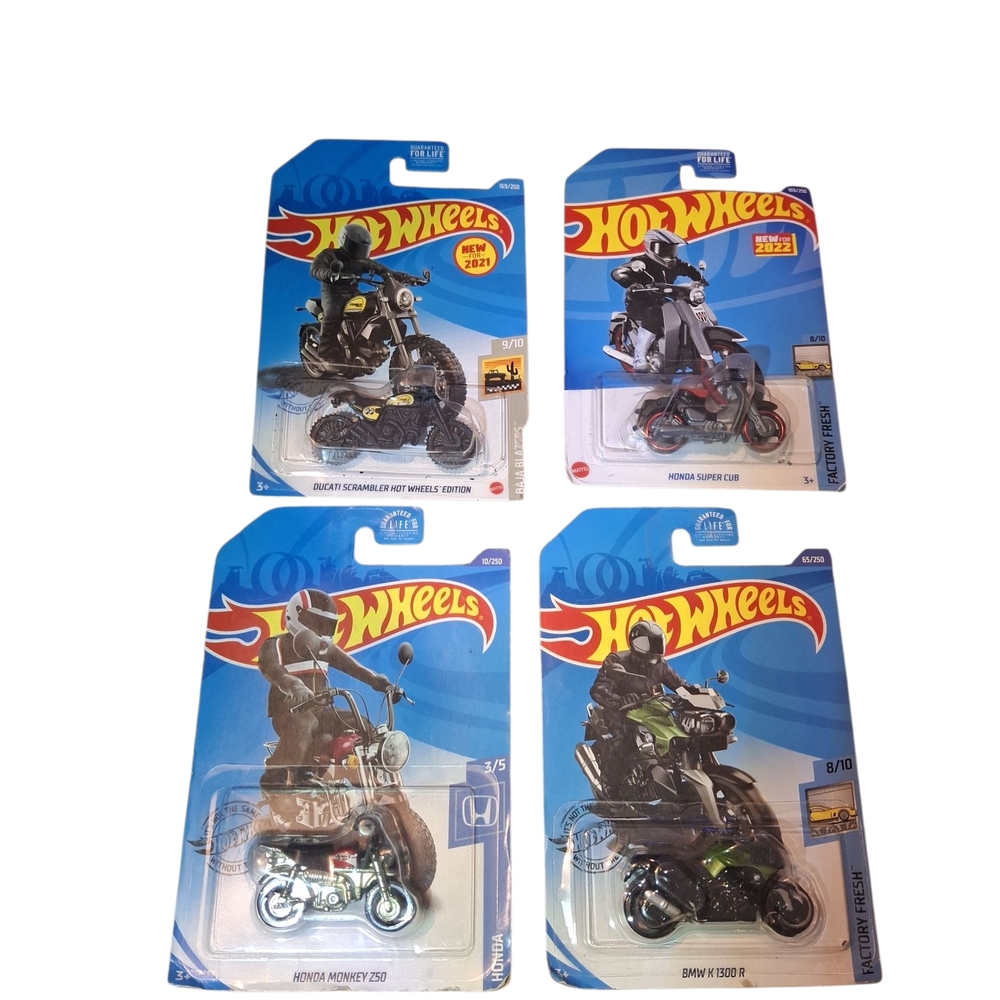 Motorcycle Toy Set - Black and Green